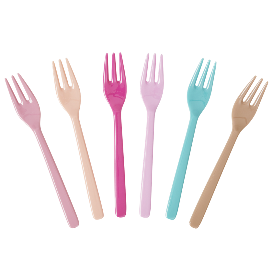 627 Kids Forks Set (Random Color, 10 pcs)
