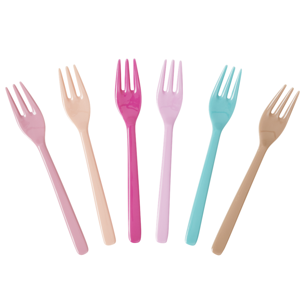 627 Kids Forks Set (Random Color, 10 pcs)