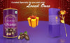 047+879 Effete Festival Gift Combo - Chocolicious Peanut 96gm with Golden Rose 10 INCHES with Carry Bag Valentine Special
