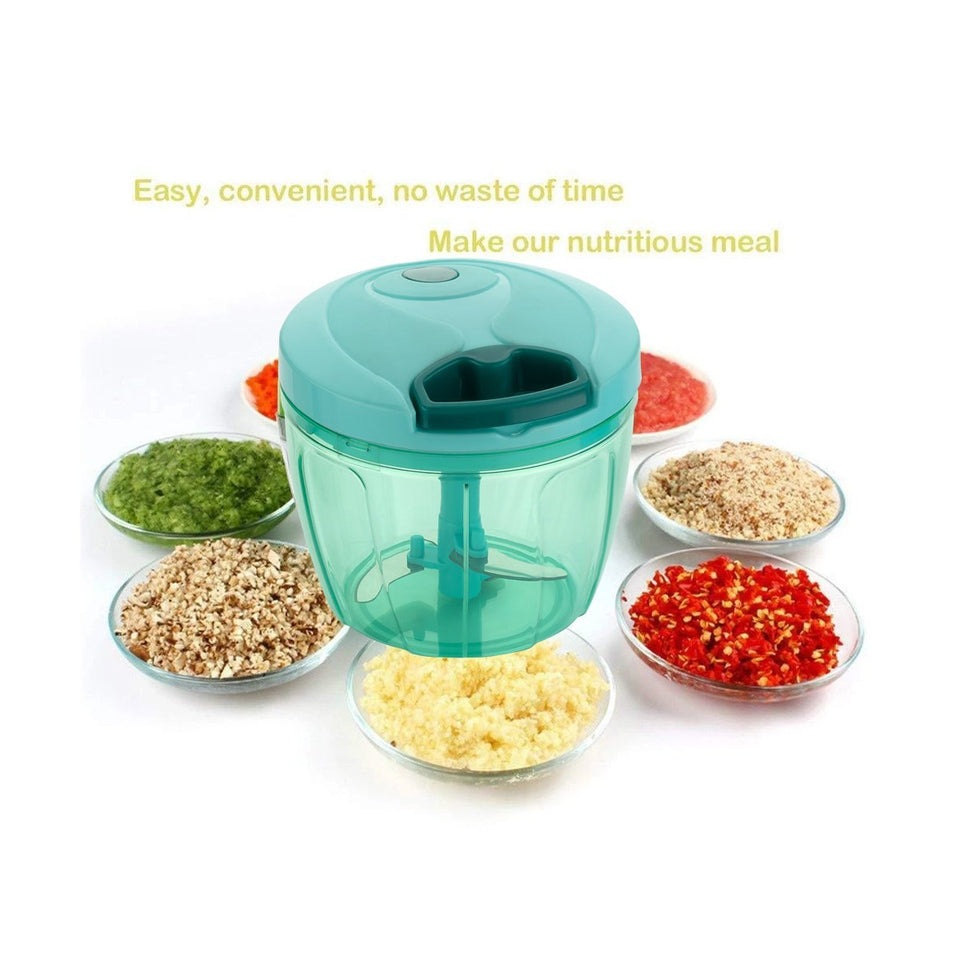 101 Compact & Powerful Hand Held Vegetable Chopper (650 ml)