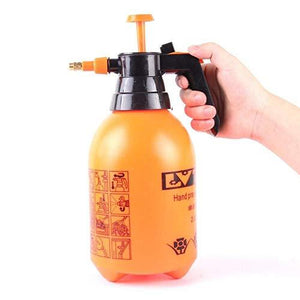 VaCalvers Gardening Tools - Water Lever Spray Gun | Cultivator, Small Trowel, Garden Fork | Pressure Garden Spray Bottle | Flower Cutter | Yellow Gloves